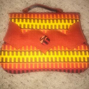 This a hand-made purse.